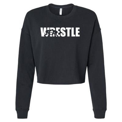 Wrestle Wrestling Cropped Pullover Crew