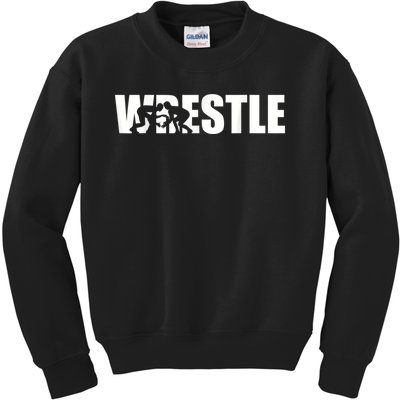 Wrestle Wrestling Kids Sweatshirt