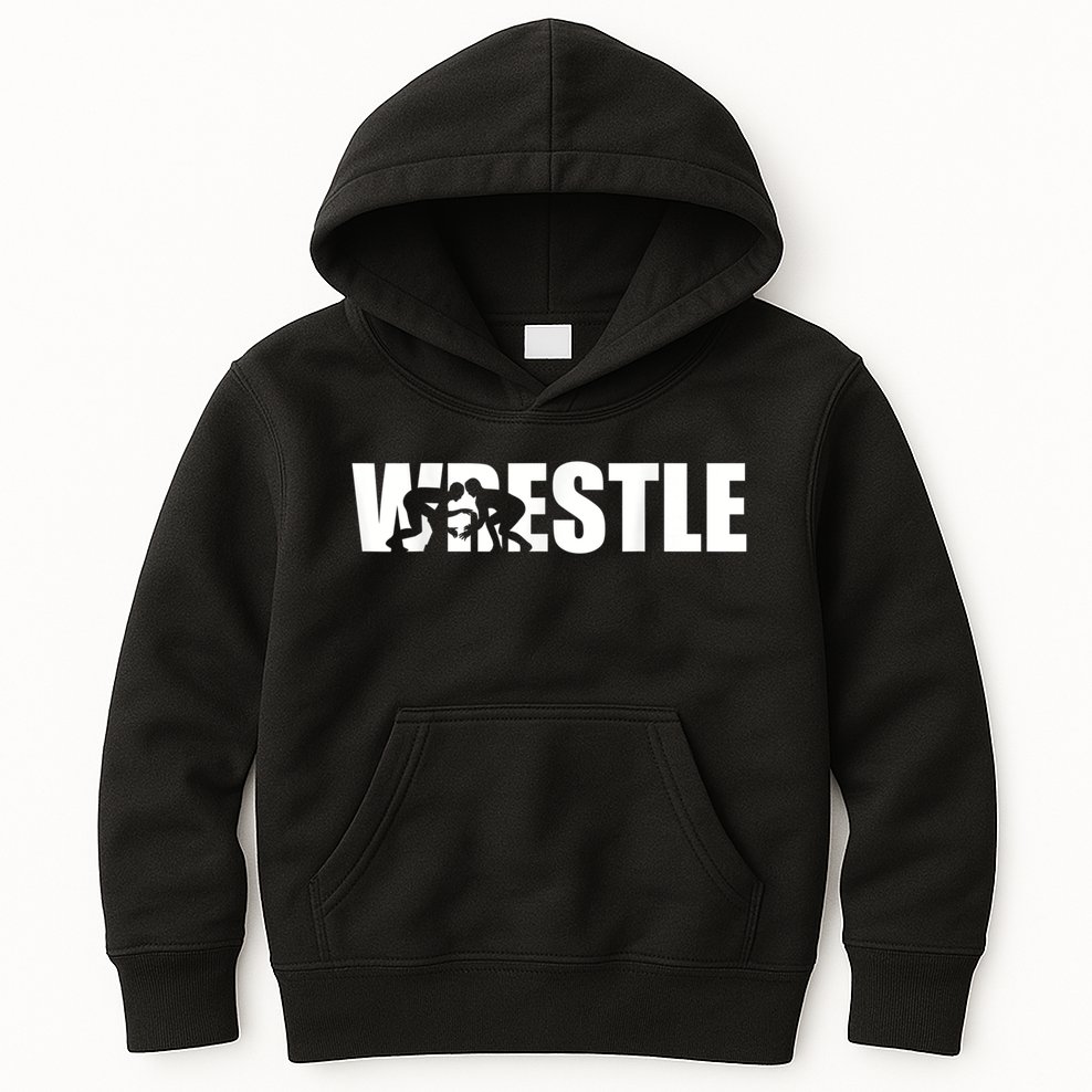 Wrestle Wrestling Kids Hoodie