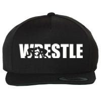 Wrestle Wrestling Wool Snapback Cap