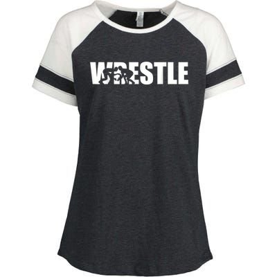 Wrestle Wrestling Enza Ladies Jersey Colorblock Tee