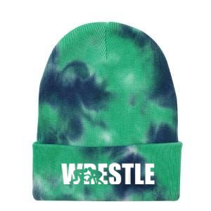 Wrestle Wrestling Tie Dye 12in Knit Beanie