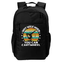 Why Walk When You Cartwheel Gymnastics Girls Wo Daily Commute Backpack