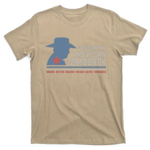 Winning Won Win Patriotic Cowboy Great American Comeback T-Shirt