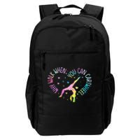 Why Walk When You Can Cartwheel Gymnast Gymnastic Girl Gift Daily Commute Backpack