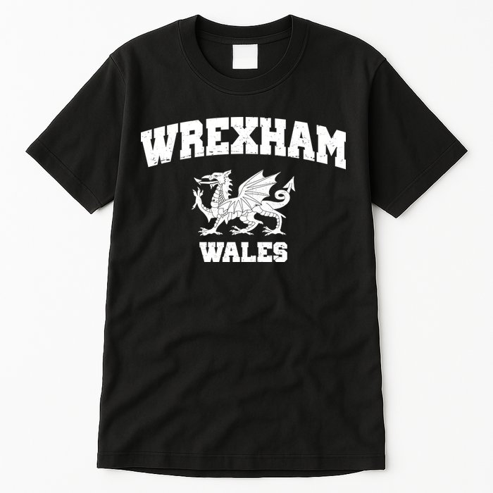 Wrexham Wales Welsh Flag Cymru Tall T-Shirt