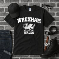 Wrexham Wales Welsh Flag Cymru Tall T-Shirt
