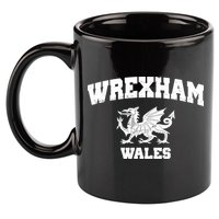 Wrexham Wales Welsh Flag Cymru 11oz C Handle Ceramic Mug