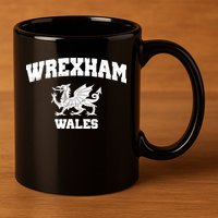 Wrexham Wales Welsh Flag Cymru 11oz C Handle Ceramic Mug