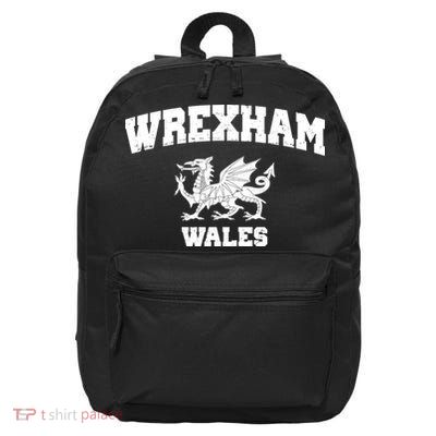 Wrexham Wales Welsh Flag Cymru 16 in Basic Backpack