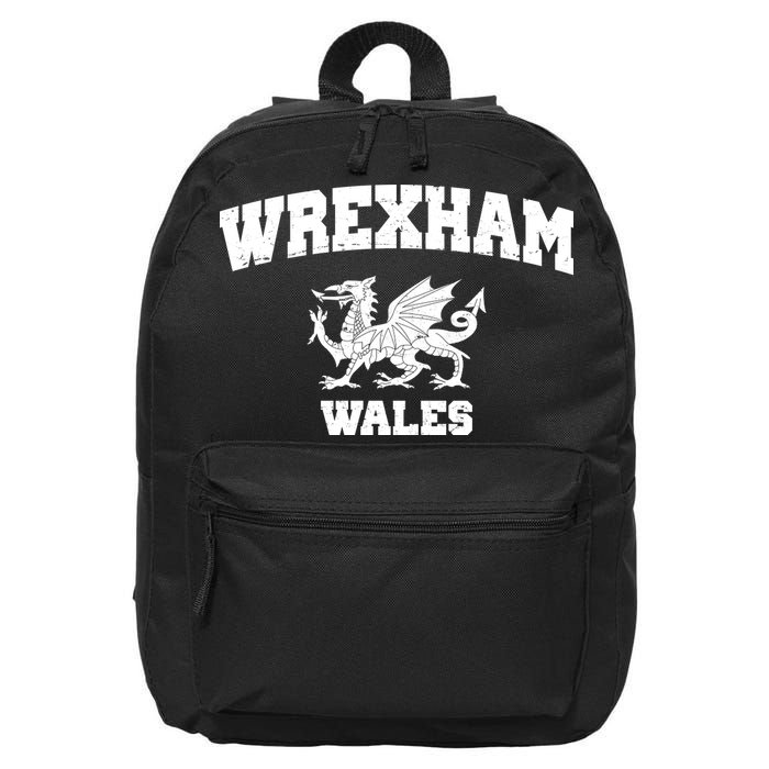 Wrexham Wales Welsh Flag Cymru 16 in Basic Backpack