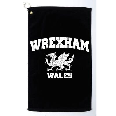 Wrexham Wales Welsh Flag Cymru Golf Towel