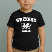 Wrexham Wales Welsh Flag Cymru Toddler T-Shirt