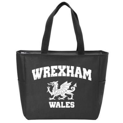 Wrexham Wales Welsh Flag Cymru Zip Tote Bag