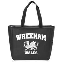 Wrexham Wales Welsh Flag Cymru Zip Tote Bag
