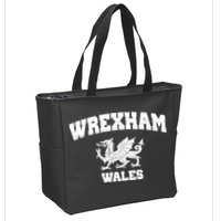 Wrexham Wales Welsh Flag Cymru Zip Tote Bag