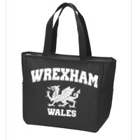 Wrexham Wales Welsh Flag Cymru Zip Tote Bag