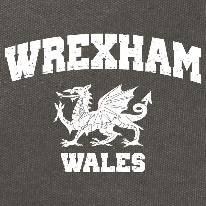 Wrexham Wales Welsh Flag Cymru Cotton Canvas Backpack