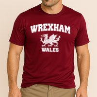 Wrexham Wales Welsh Flag Cymru Cooling Performance Crew T-Shirt