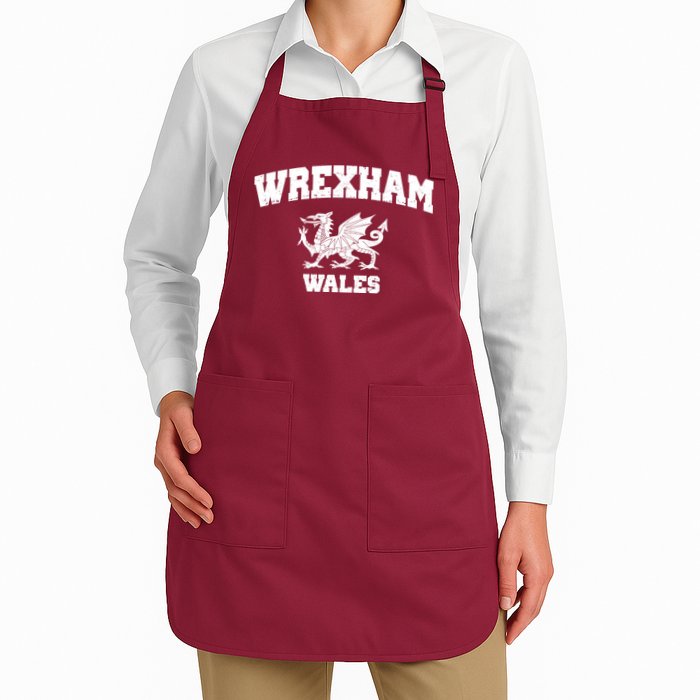 Wrexham Wales Welsh Flag Cymru Apron