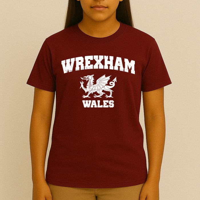 Wrexham Wales Welsh Flag Cymru T-Shirt