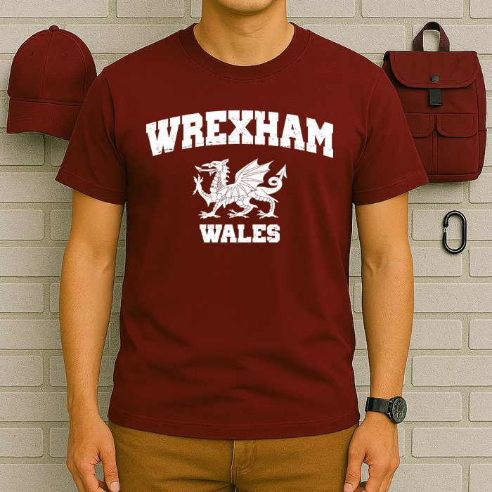 Wrexham Wales Welsh Flag Cymru T-Shirt