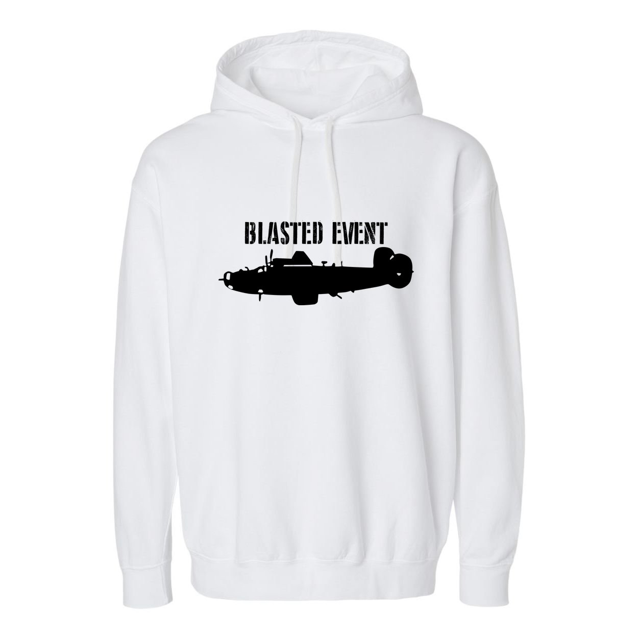 World War Wisdom Blasted Event Garment-Dyed Fleece Hoodie