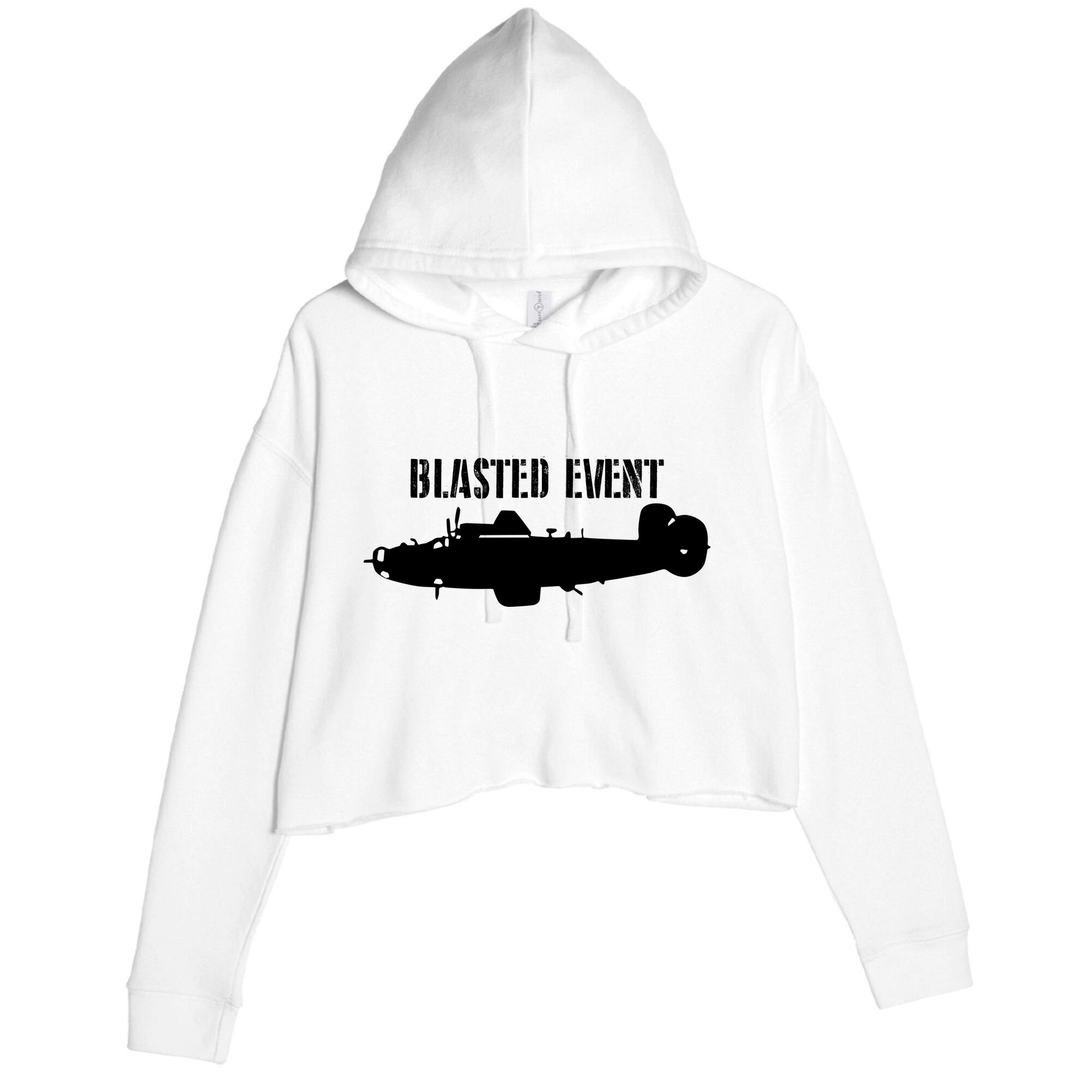 World War Wisdom Blasted Event Crop Fleece Hoodie