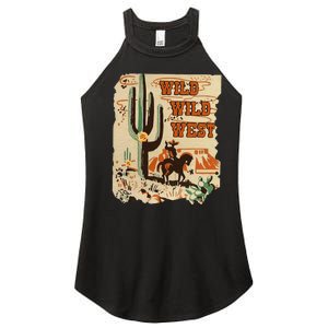 Wild Wild West Western Life Southwest Desert Vibes Cactus Women's Perfect Tri Rocker Tank