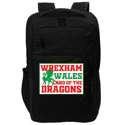 Wrexham Wales Welsh Gifts Impact Tech Backpack