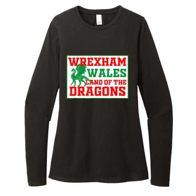 Wrexham Wales Welsh Gifts Womens CVC Long Sleeve Shirt