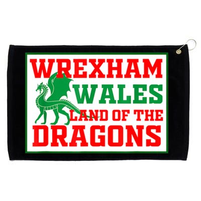 Wrexham Wales Welsh Gifts Grommeted Golf Towel