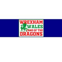 Wrexham Wales Welsh Gifts Bumper Sticker