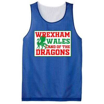 Wrexham Wales Welsh Gifts Mesh Reversible Basketball Jersey Tank