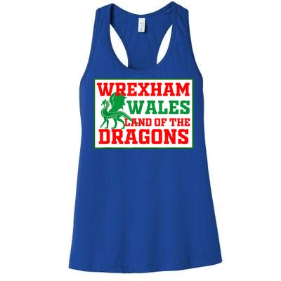 Wrexham Wales Welsh Gifts Women's Racerback Tank