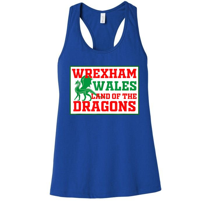 Wrexham Wales Welsh Gifts Women's Racerback Tank