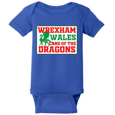 Wrexham Wales Welsh Gifts Baby Bodysuit