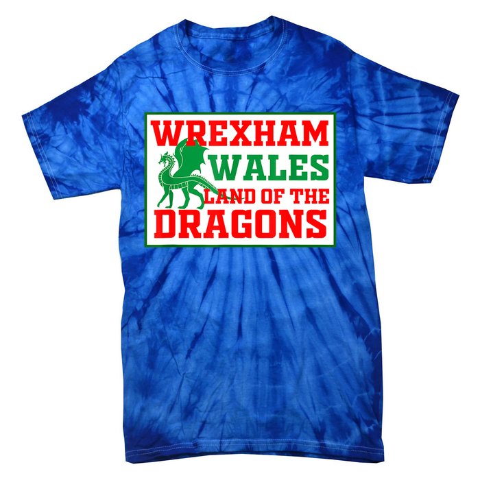 Wrexham Wales Welsh Gifts Tie-Dye T-Shirt