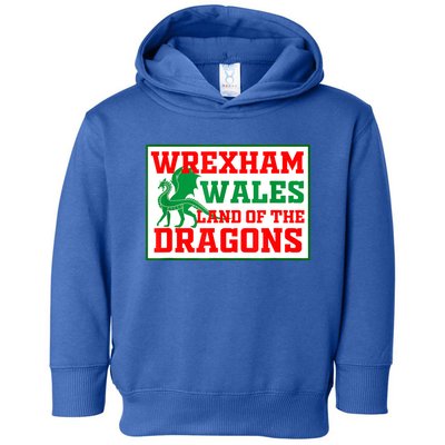 Wrexham Wales Welsh Gifts Toddler Hoodie