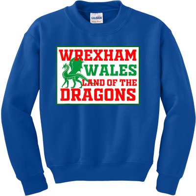 Wrexham Wales Welsh Gifts Kids Sweatshirt