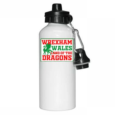 Wrexham Wales Welsh Gifts Aluminum Water Bottle