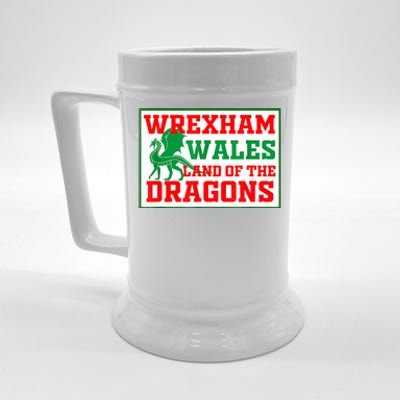 Wrexham Wales Welsh Gifts Beer Stein