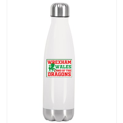 Wrexham Wales Welsh Gifts Stainless Steel Insulated Water Bottle