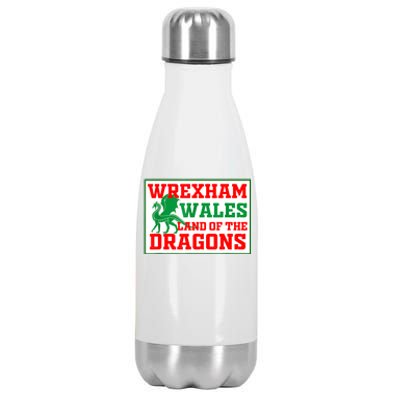 Wrexham Wales Welsh Gifts Stainless Steel Insulated Water Bottle