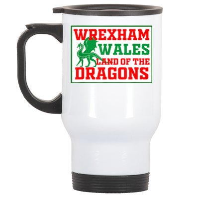 Wrexham Wales Welsh Gifts Stainless Steel Travel Mug