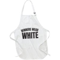 Winners Wear White Team Spirit Game Competition Color Retro Apron