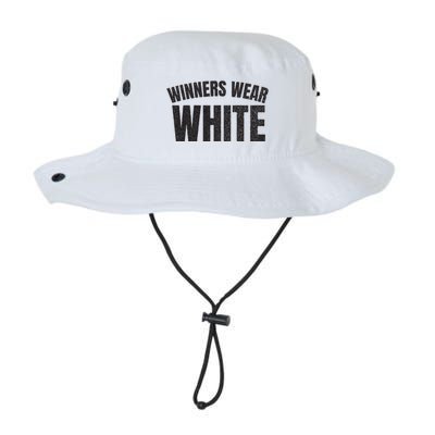 Winners Wear White Team Spirit Game Competition Color Retro Bucket Hat