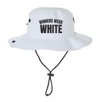 Winners Wear White Team Spirit Game Competition Color Retro Bucket Hat