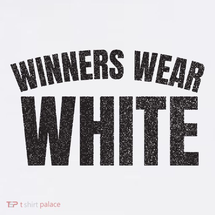 Winners Wear White Team Spirit Game Competition Color Retro Baby Bodysuit