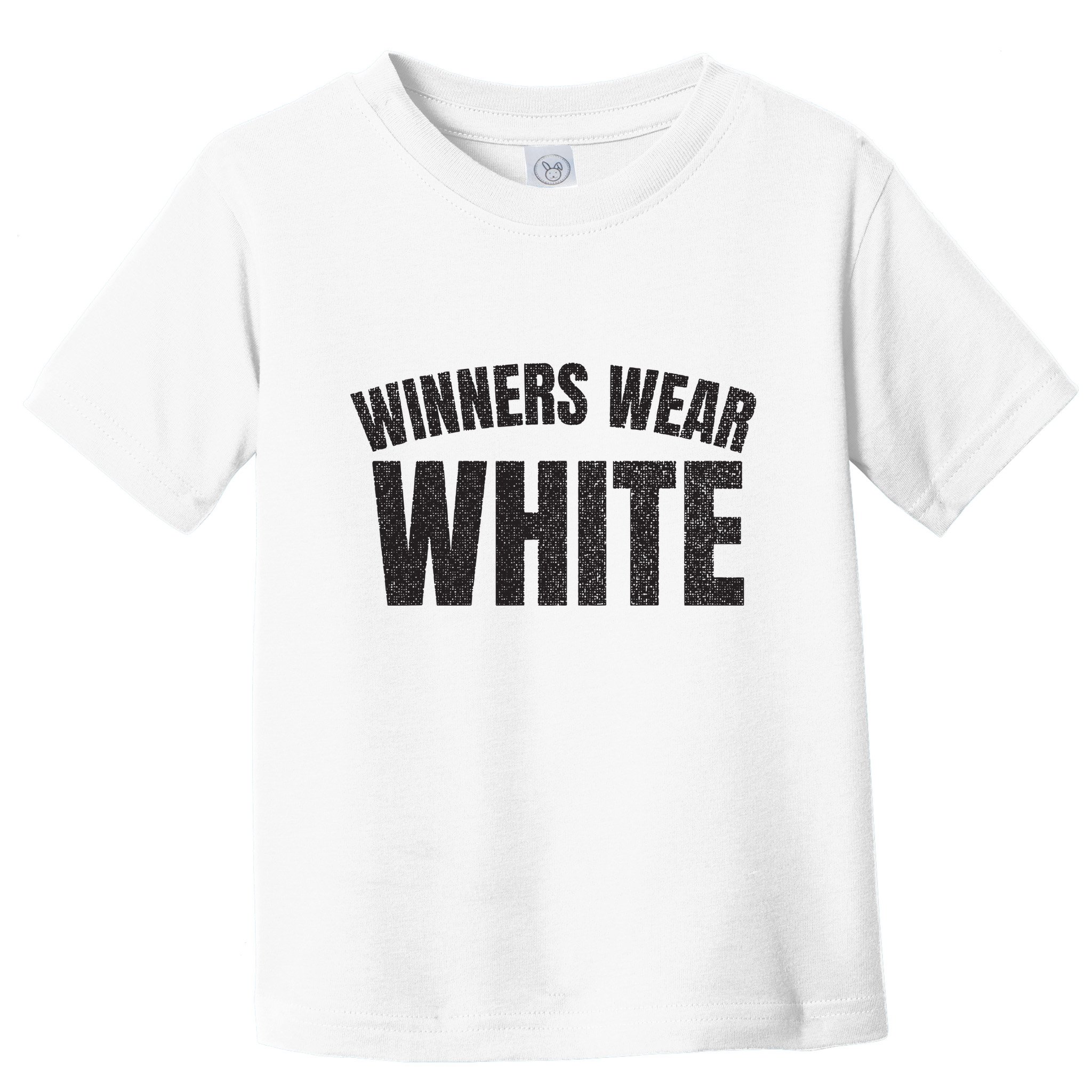 Winners Wear White Team Spirit Game Competition Color Retro Toddler T-Shirt